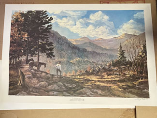 Centennial Poster Forest Service 70th Anniversary Print